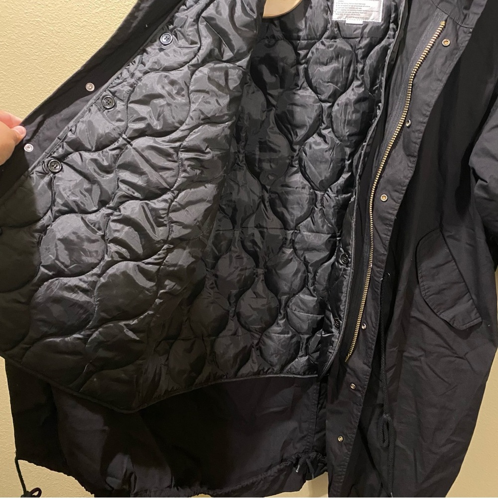 Women’s XXL LuLaRoe Black Parka Extreme Cold Weather Heavy Duty Long Winter Coat - Picture 5 of 14